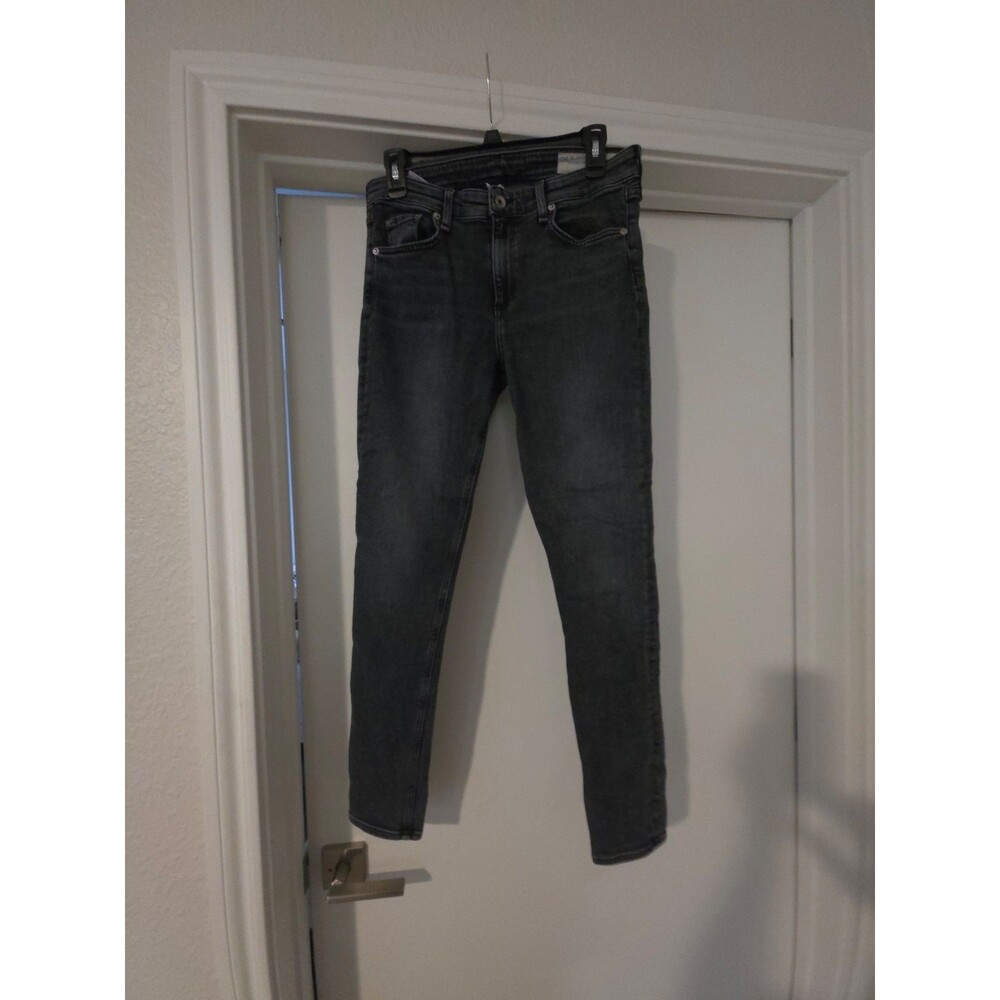 Rag & Bone Women's Skinny Fit Jeans Black Size 30